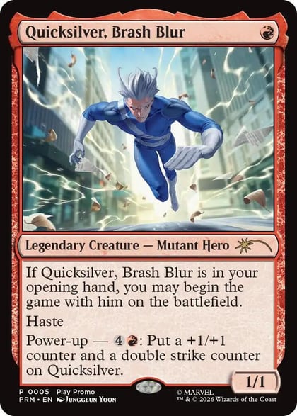 Quicksilver, Brash Blur, Standard Showdown Promos 4