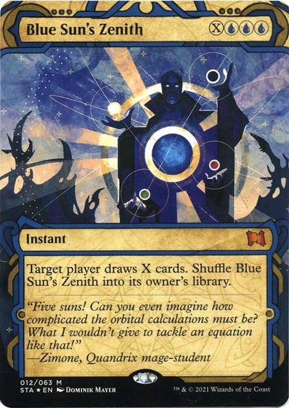 Blue Sun's Zenith (Foil Etched), Strixhaven: Mystical Archive 12