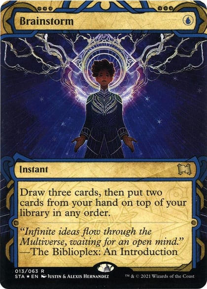 Brainstorm (Foil Etched), Strixhaven: Mystical Archive 13