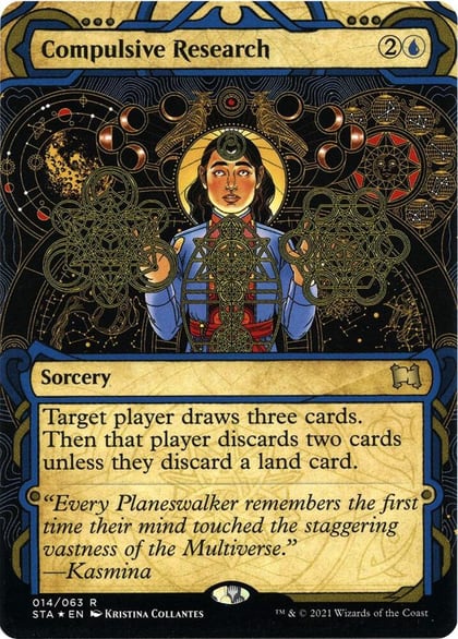 Compulsive Research (Foil Etched), Strixhaven: Mystical Archive 14
