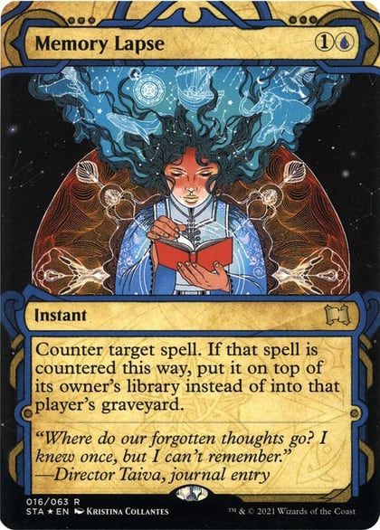 Memory Lapse (Foil Etched), Strixhaven: Mystical Archive 16