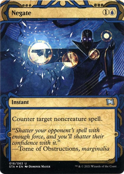 Negate (Foil Etched), Strixhaven: Mystical Archive 18