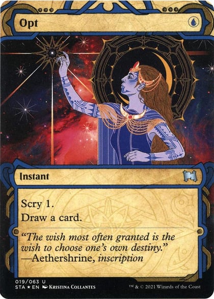 Opt (Foil Etched), Strixhaven: Mystical Archive 19