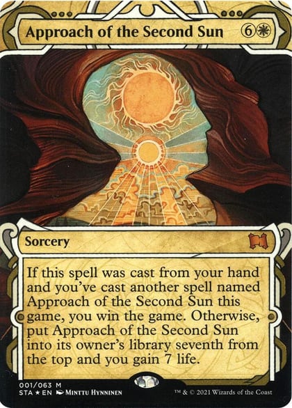 Approach of the Second Sun (Foil Etched), Strixhaven: Mystical Archive 1