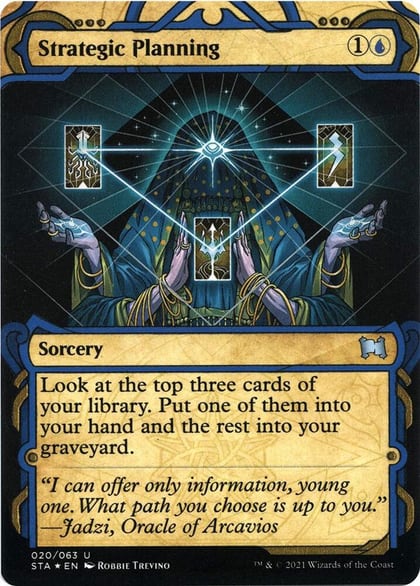 Strategic Planning (Foil Etched), Strixhaven: Mystical Archive 20