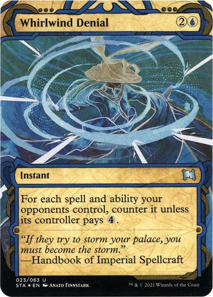 Whirlwind Denial (Foil Etched), Strixhaven: Mystical Archive 23