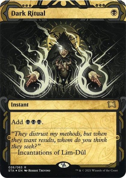 Dark Ritual (Foil Etched), Strixhaven: Mystical Archive 26