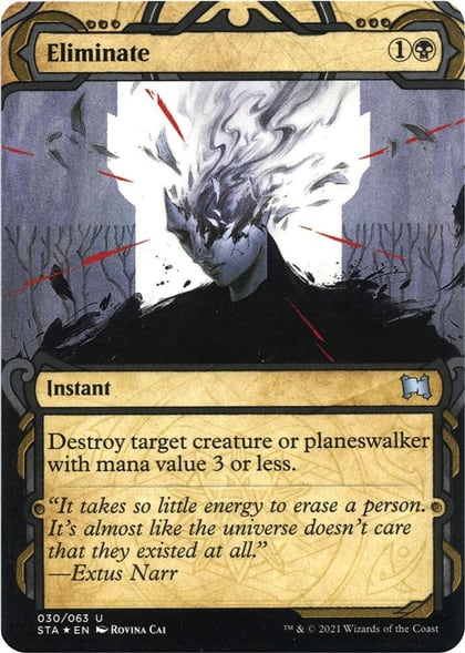 Eliminate (Foil Etched), Strixhaven: Mystical Archive 30