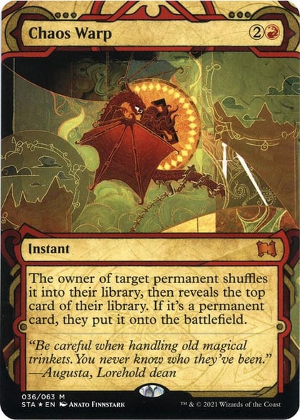 Chaos Warp (Foil Etched), Strixhaven: Mystical Archive 36