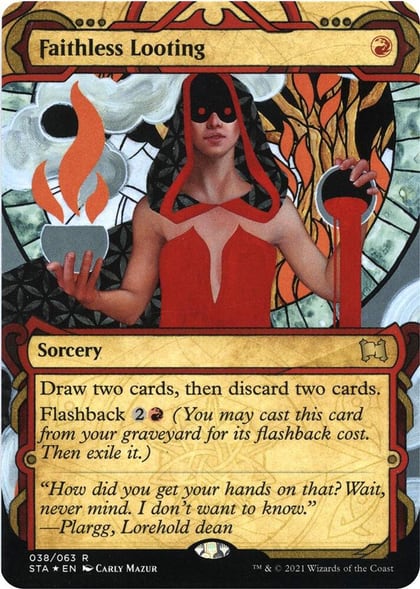 Faithless Looting (Foil Etched), Strixhaven: Mystical Archive 38