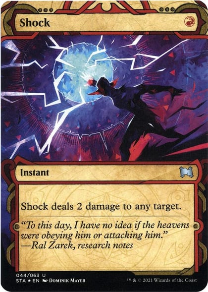 Shock (Foil Etched), Strixhaven: Mystical Archive 44