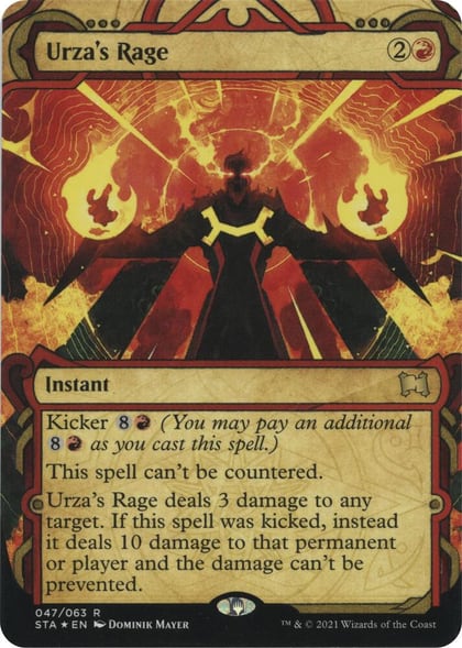 Urza's Rage (Foil Etched), Strixhaven: Mystical Archive 47