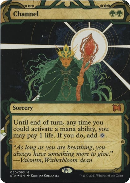 Channel (Foil Etched), Strixhaven: Mystical Archive 50