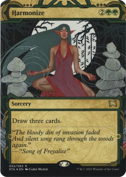 Harmonize (Foil Etched), Strixhaven: Mystical Archive 52