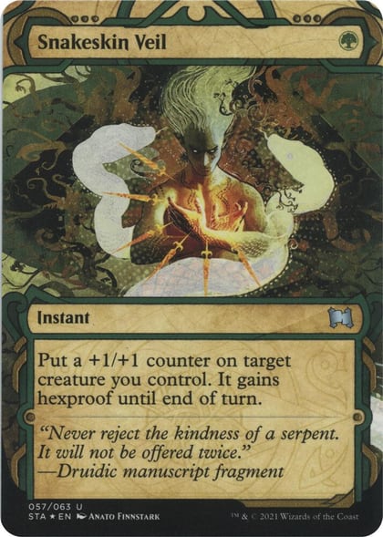 Snakeskin Veil (Foil Etched), Strixhaven: Mystical Archive 57