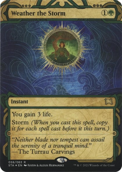 Weather the Storm (Foil Etched), Strixhaven: Mystical Archive 58