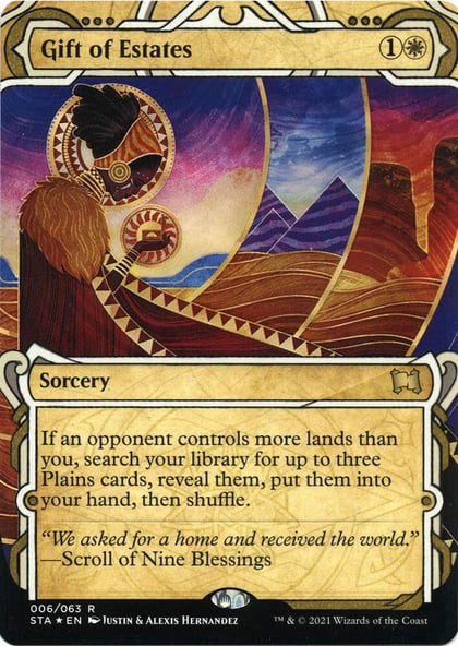Gift of Estates (Foil Etched), Strixhaven: Mystical Archive 6