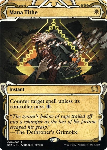 Mana Tithe (Foil Etched), Strixhaven: Mystical Archive 8