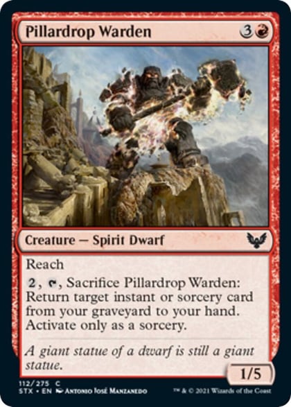 Pillardrop Warden, Strixhaven: School of Mages 112