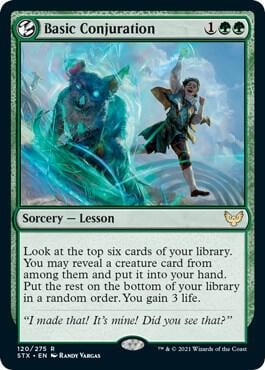 Basic Conjuration, Strixhaven: School of Mages 120