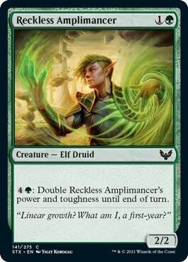 Reckless Amplimancer, Strixhaven: School of Mages 141