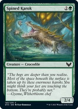 Spined Karok, Strixhaven: School of Mages 143