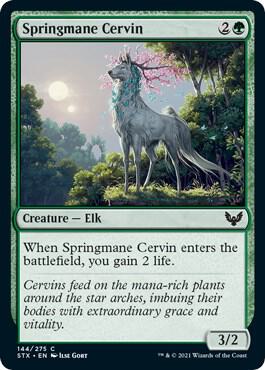 Springmane Cervin, Strixhaven: School of Mages 144