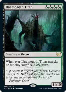 Daemogoth Titan, Strixhaven: School of Mages 174