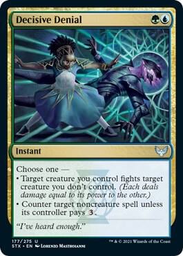 Decisive Denial, Strixhaven: School of Mages 177