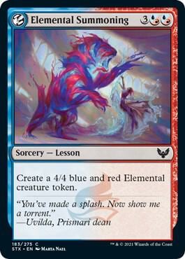 Elemental Summoning, Strixhaven: School of Mages 183
