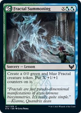 Fractal Summoning, Strixhaven: School of Mages 187