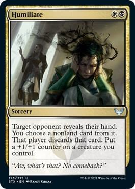 Humiliate, Strixhaven: School of Mages 193