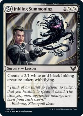 Inkling Summoning, Strixhaven: School of Mages 195