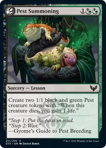 Pest Summoning, Strixhaven: School of Mages 211