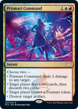 Prismari Command, Strixhaven: School of Mages 214