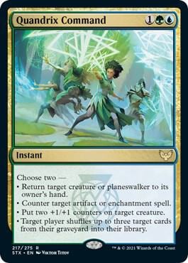 Quandrix Command, Strixhaven: School of Mages 217
