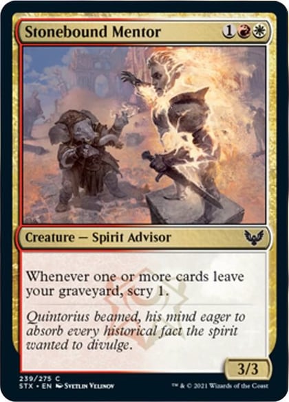 Stonebound Mentor, Strixhaven: School of Mages 239