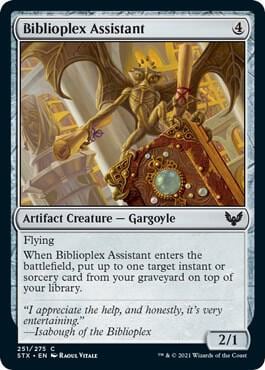 Biblioplex Assistant, Strixhaven: School of Mages 251