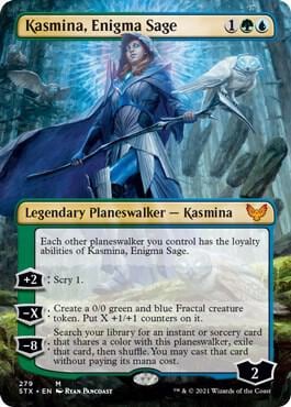 Kasmina, Enigma Sage (Borderless), Strixhaven: School of Mages 279