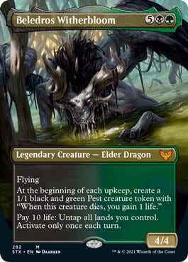 Beledros Witherbloom (Borderless), Strixhaven: School of Mages 282