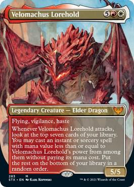 Velomachus Lorehold (Borderless), Strixhaven: School of Mages 283