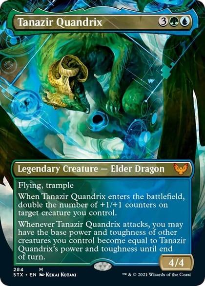 Tanazir Quandrix (Borderless), Strixhaven: School of Mages 284