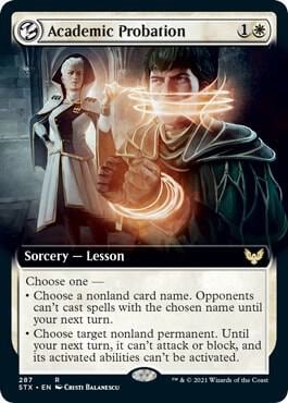 Academic Probation (Extended Art), Strixhaven: School of Mages 287