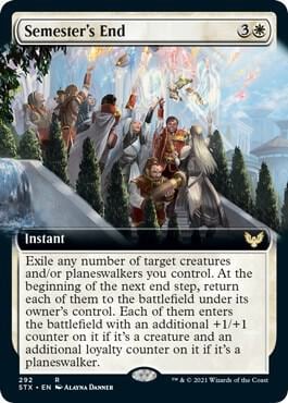 Semester's End (Extended Art), Strixhaven: School of Mages 292