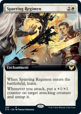 Sparring Regimen (Extended Art), Strixhaven: School of Mages 293