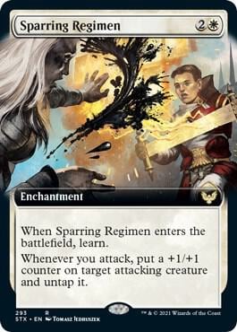 Sparring Regimen (Extended Art), Strixhaven: School of Mages 293