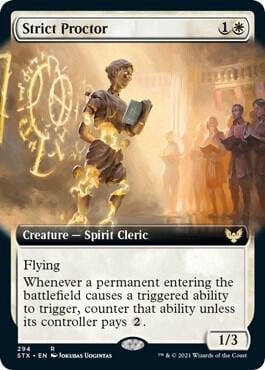 Strict Proctor (Extended Art), Strixhaven: School of Mages 294