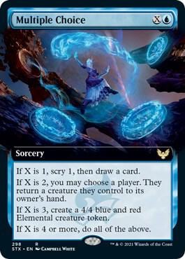 Multiple Choice (Extended Art), Strixhaven: School of Mages 298
