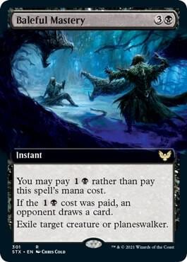 Baleful Mastery (Extended Art), Strixhaven: School of Mages 301