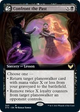 Confront the Past (Extended Art), Strixhaven: School of Mages 303